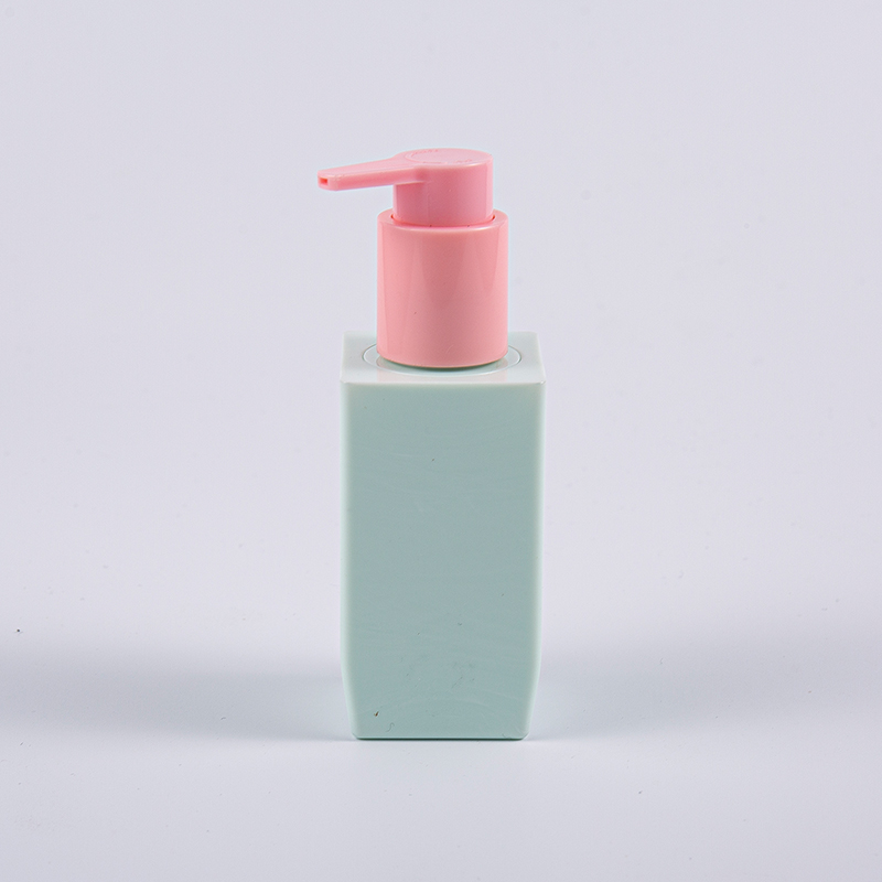 Botella gruesa múltiple de la loción de la pared de la forma 50ml PETG del cuadrado de la opción del color con la bomba plástica Botella gruesa múltiple de la loción de la pared de la forma 50ml PETG del cuadrado de la opción del color con la bomba plástica