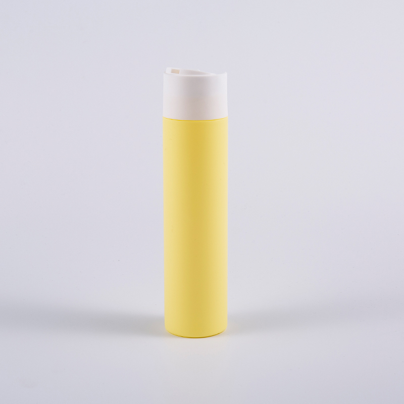 Botella de limpieza múltiple de la forma redonda 250ml de la suave al tacto del color con el casquillo del disco