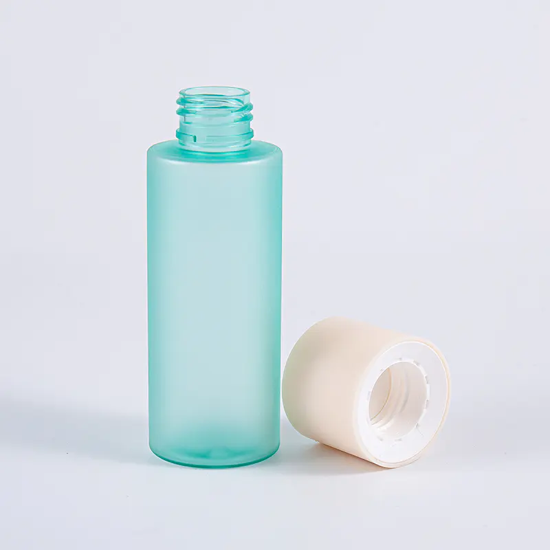 Botella plástica del ANIMAL DOMÉSTICO del uso alimentario y farmacéutico 100ml con el tapón de tuerca