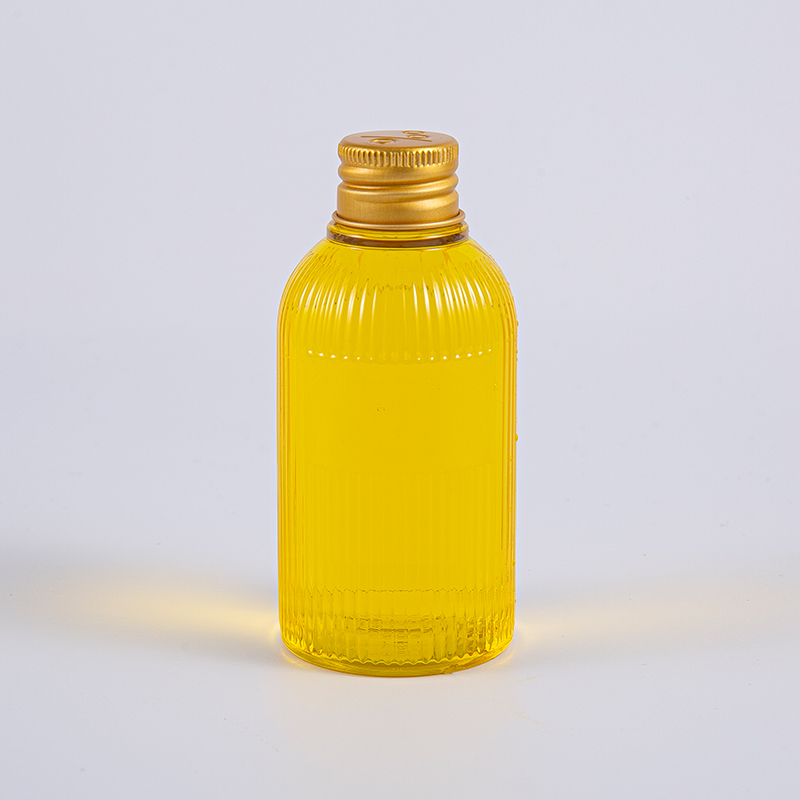 Sostenibilidad Botella de plástico PET de 80 ml con cierre de aluminio
