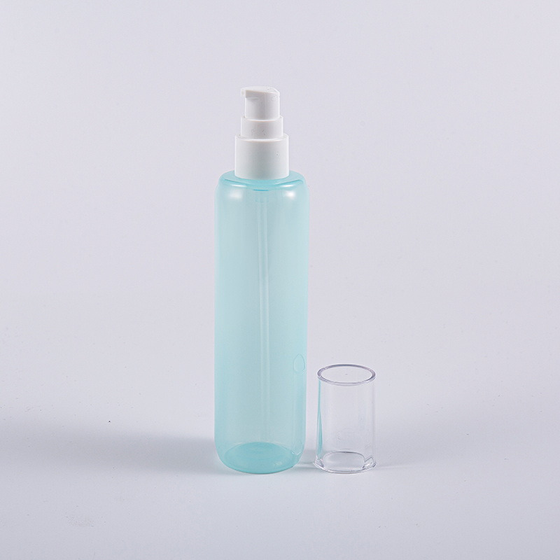 Botella de loción de pared gruesa PETG de 160 ml con cabezal rociador