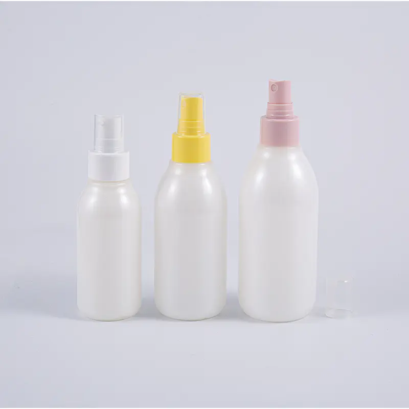 Botella Airless mate translúcida multicapa de 100 ml, 160 ml y 200 ml con dispensador de bomba