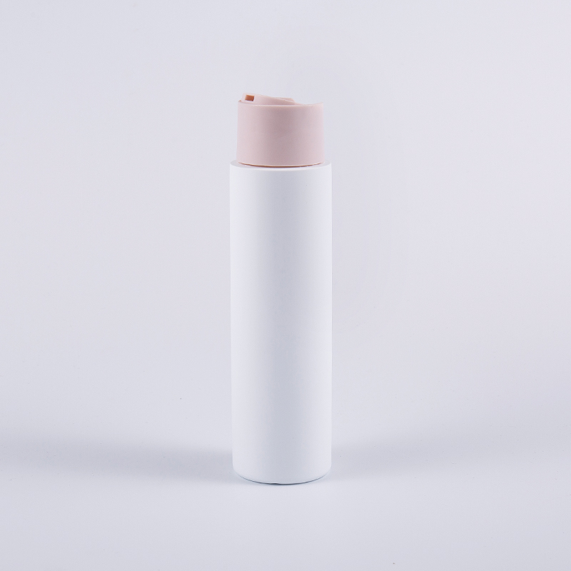 Botellas de limpieza de los lavados del cuerpo del champú de la forma redonda 360ml con el casquillo del disco