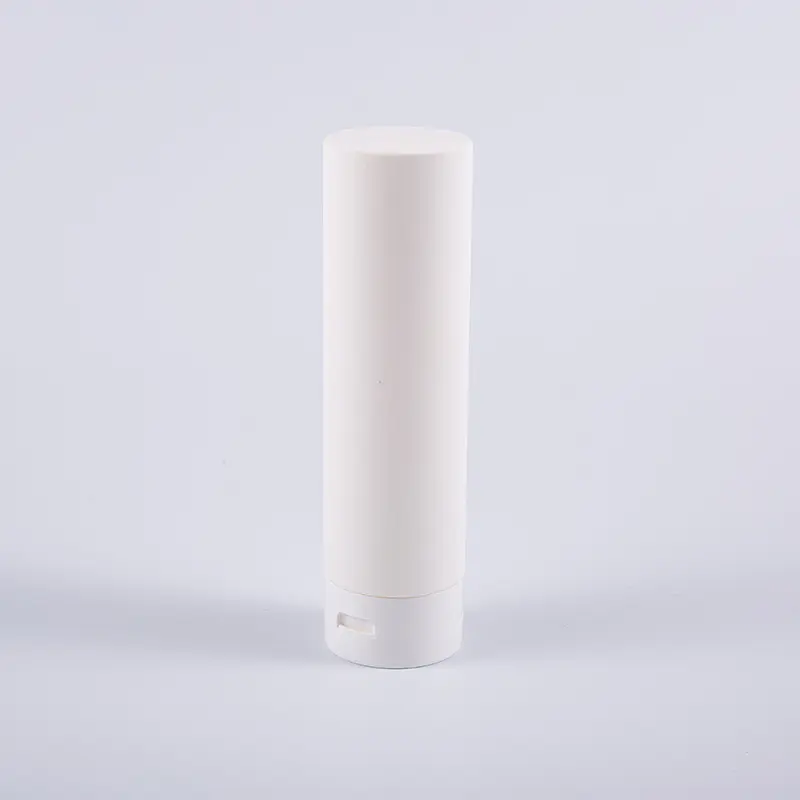Botella de limpieza invertida redonda blanca del acondicionador del pelo de 180ml PE de la suave al tacto con el casquillo superior del tirón Botella de limpieza invertida redonda blanca del acondicionador del pelo de 180ml PE de la suave al tacto con el casquillo superior del tirón