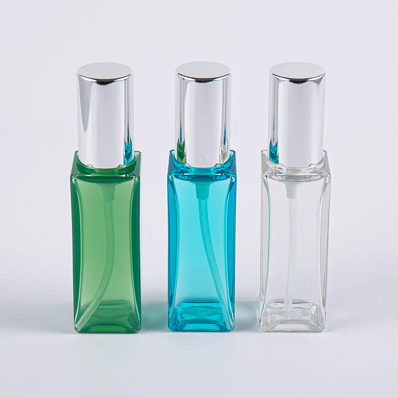 Botella de loción cuadrada de cremas hidratantes faciales 30ml PETG de uso que viaja 