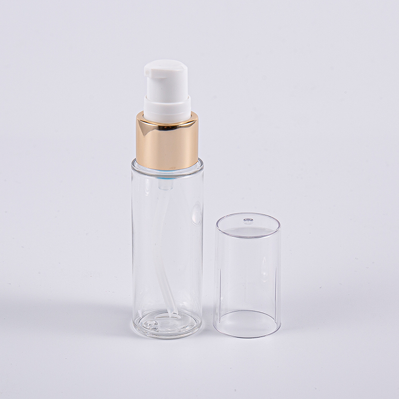 Botella de loción PETG delgada para uso en viaje 20ml 30ml 40ml con bomba Botella de loción PETG delgada para uso en viaje 20ml 30ml 40ml con bomba