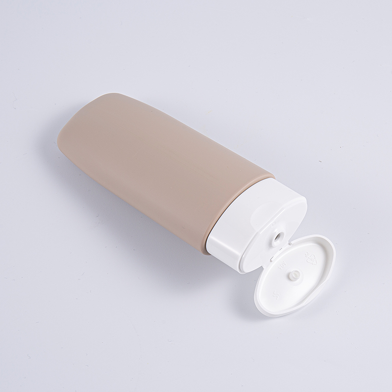 Botella de protector solar invertida de PE de 120 ml, a prueba de fugas y apta para viajes