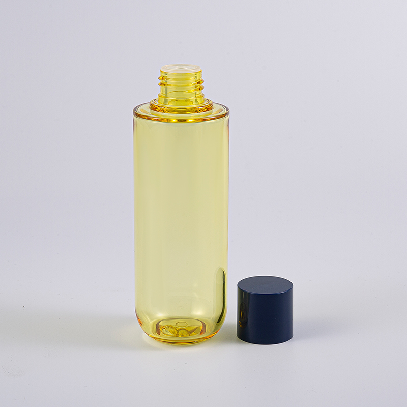 Botella de loción redonda de alta calidad de 180 ml con tapón de rosca redondo e inserciones pequeñas