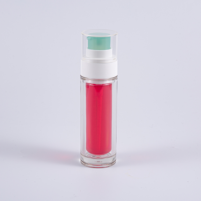 Botella de PETG transparente con bolsa interior compuesta multicapa Botella de vacío de 30 ml y 50 ml con bomba Botella de PETG transparente con bolsa interior compuesta multicapa Botella de vacío de 30 ml y 50 ml con bomba