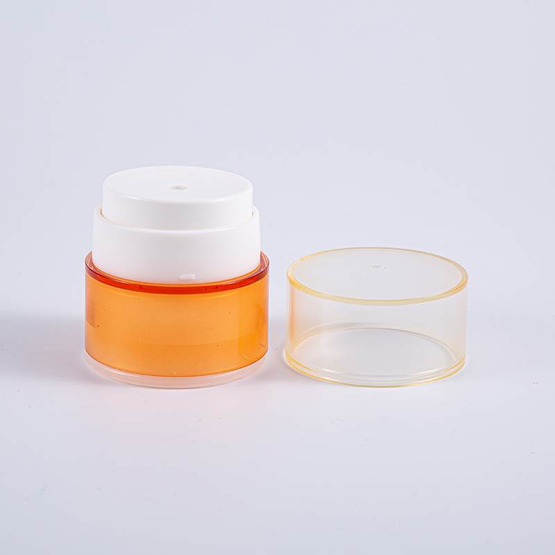Tarro de crema de vacío con bolsa de válvula interna recargable de 50 ml