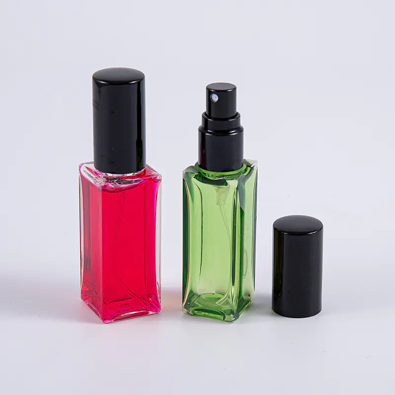 Probador Botella de regalo de muestra cuadrada PETG de 10 ml