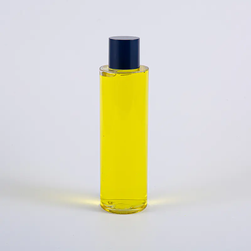 botella de loción redonda de 50ml 100ml 120ml 130ml 170ml 200ml PETG con tapón de tuerca redondo y pequeños insertos