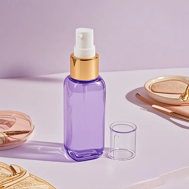 Serie de botellas de limpieza