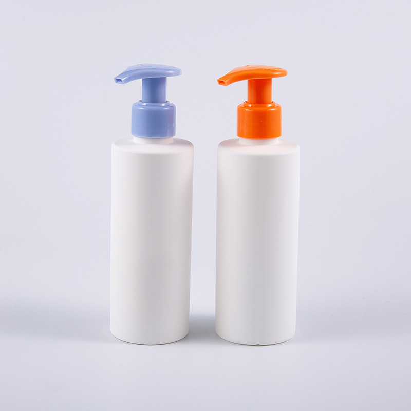 Botella de limpieza de la loción de la bomba del lavado a mano de la ronda blanca de Frost 200ml PE