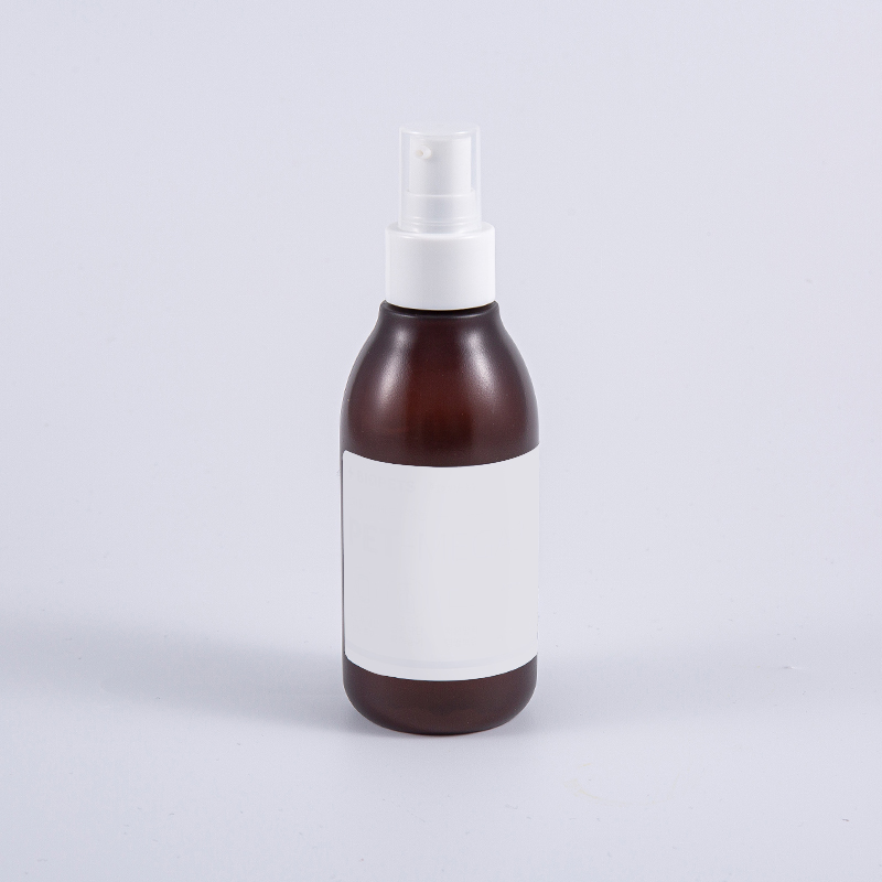Botella de loción mate esmerilada multicapa de plástico PP de 160 ml con dispensador de bomba